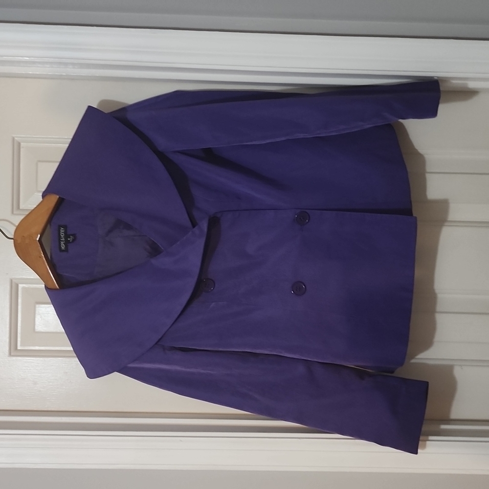 Purple Double-Breasted Hope & Honey Jacket